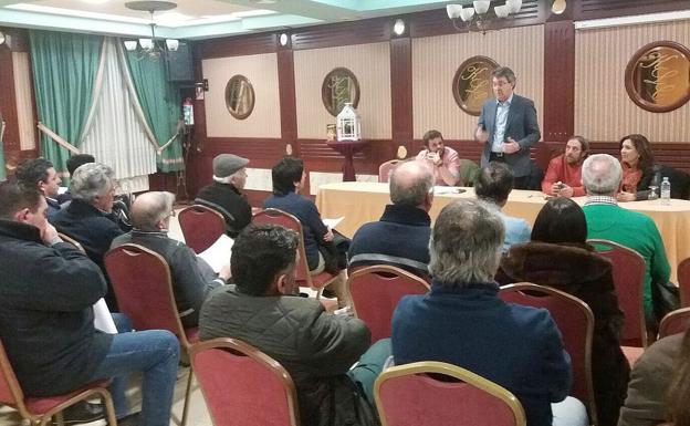 Juan Martínez Majo, durante su intervención ante los asistentes al acto.