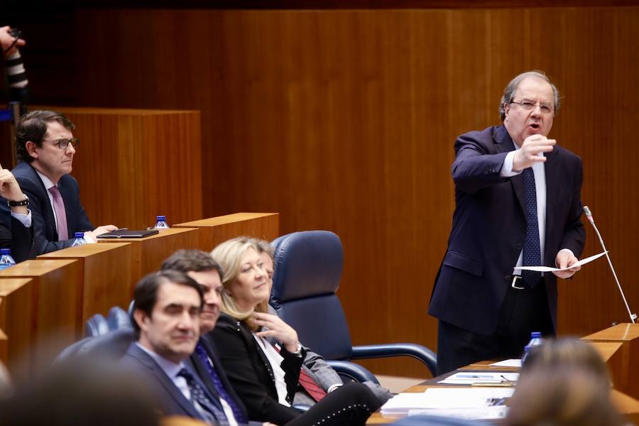 Herrera, durante el pleno. 