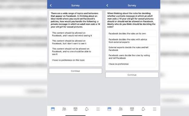 Facebook pide perdón por su encuesta sobre pedofilia