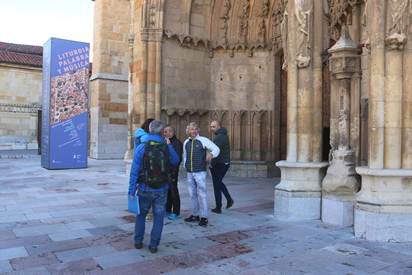 Fotos: Calleja con Juanito Oiarzabal y Edurne Pasaban