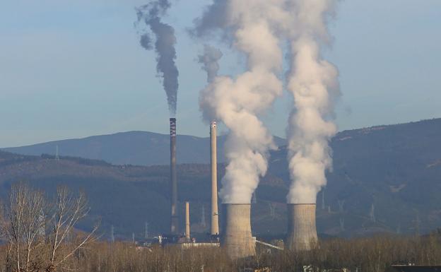 Imagen de la térmica de Compostilla.