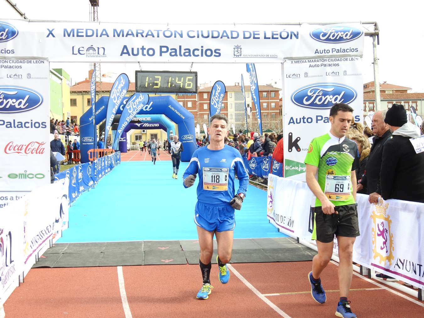 Las imágenes de la Media Maratón de León, con Sergio Sánchez como ganador.