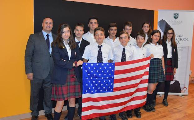 Alumnos admitidos para realizar el Bachillerato estadounidense, el pasado año.