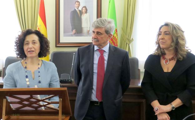 María Teresa Carbajo, en su toma de posesión.