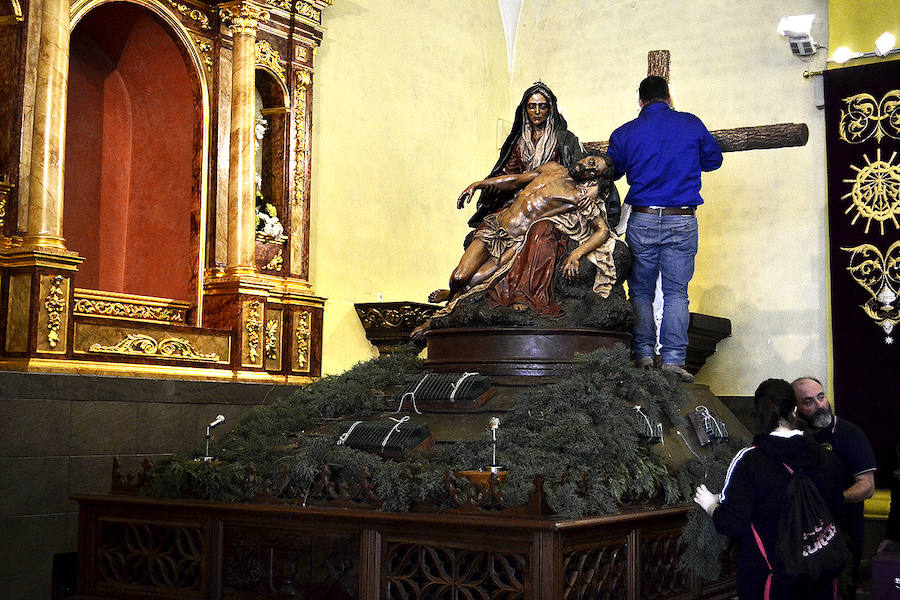 Fotos: Los preparativos de La Pasión