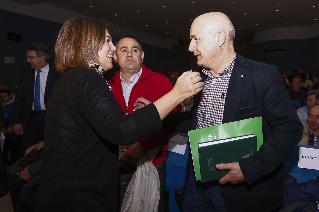 La consejera de Agricultura y Ganadería y portavoz de la Junta de Castilla y León, Milagros Marcos, participa en la jornada 'La nueva PAC. Una oportunidad para el desarrollo económico de Castilla y León'