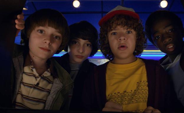 Los protagonistas de la serie 'Stranger Things'.