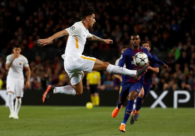 Encuentro de ida de los cuartos de final de la Champions League