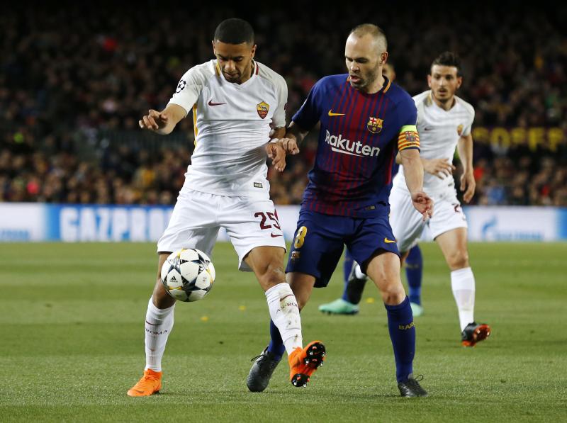 Encuentro de ida de los cuartos de final de la Champions League