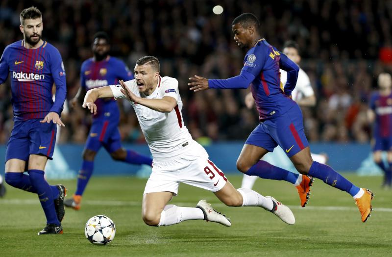 Encuentro de ida de los cuartos de final de la Champions League