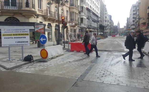 La obra obligará al cierre total de la vía a partir del lunes. 