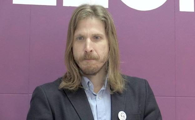 Pablo Fernández, líder de Podemos Castilla y León.