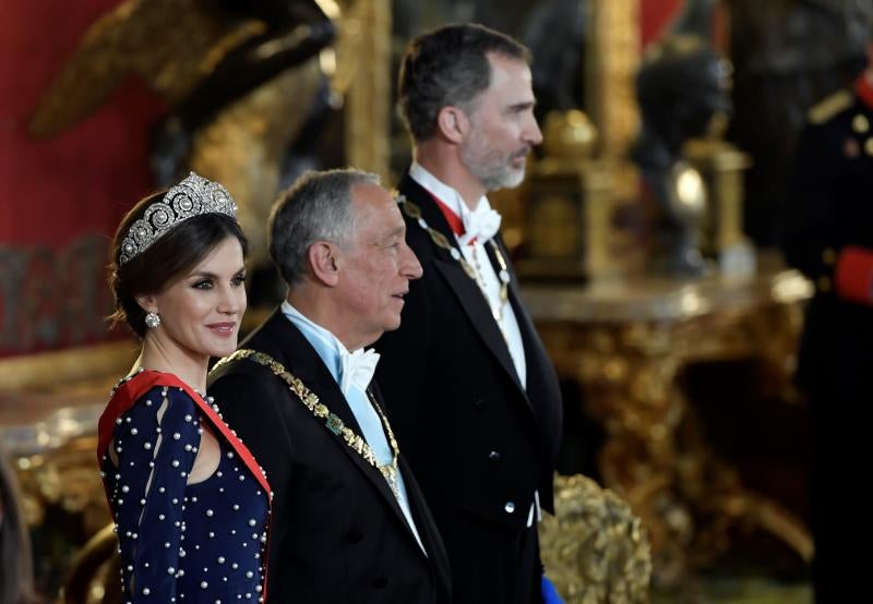 Gala celebrada en el Palacio Real con motivo de la visita de Estado del presidente portugués, Marcelo Rebelo de Sousa