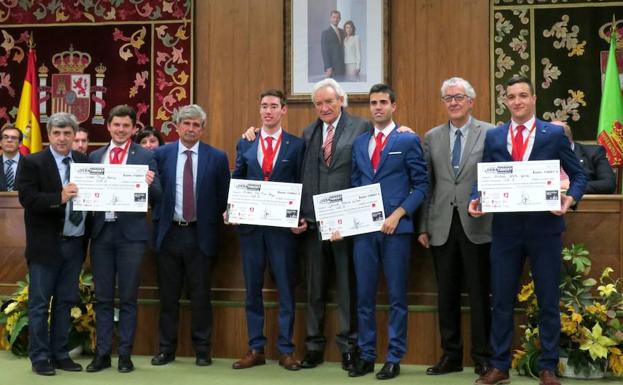 Entrega de premios con Luis del Olmo.