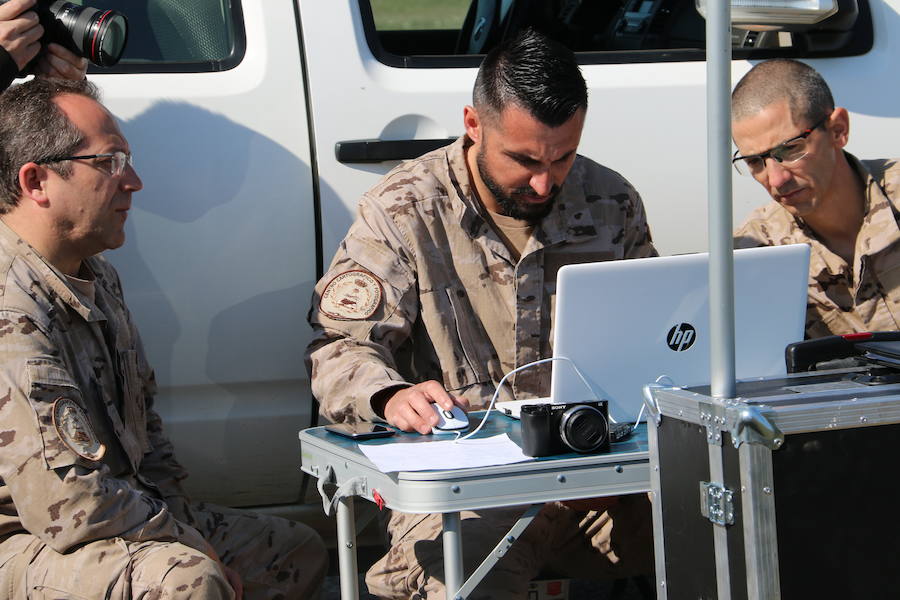 Fotos: La OTAN prueba en León su primero geodron