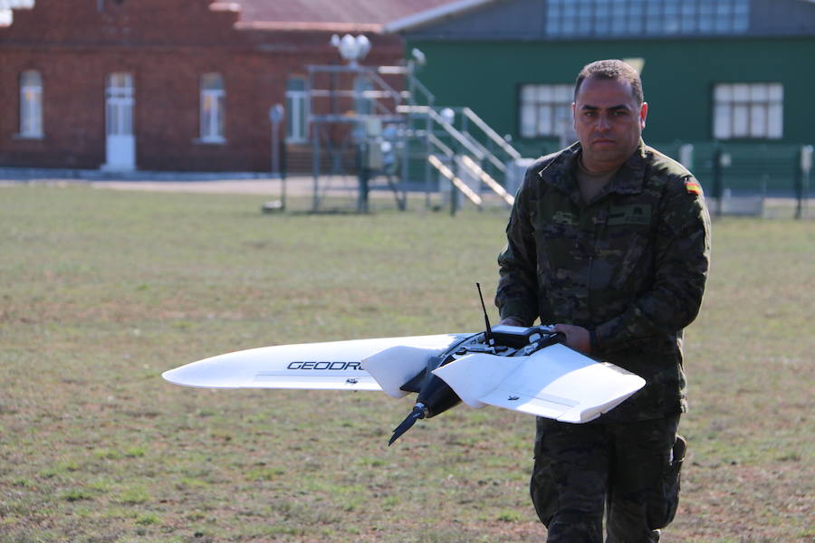 Fotos: La OTAN prueba en León su primero geodron