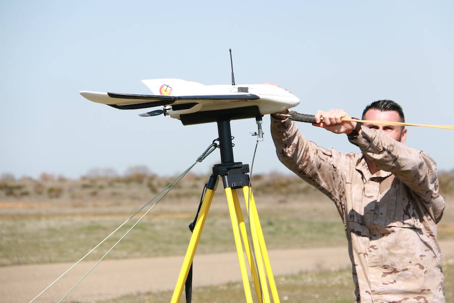Fotos: La OTAN prueba en León su primero geodron