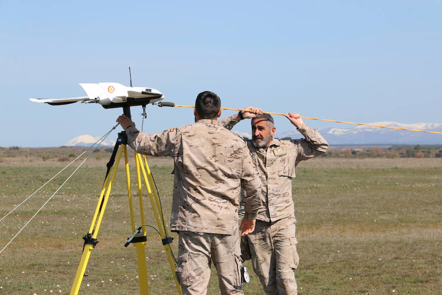 Fotos: La OTAN prueba en León su primero geodron