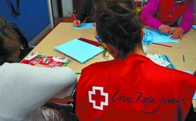 Imagen de archivo de un taller de Cruz Roja.