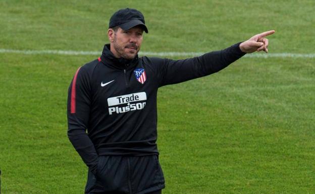 Diego Pablo Simeone, técnico del Atlético. 