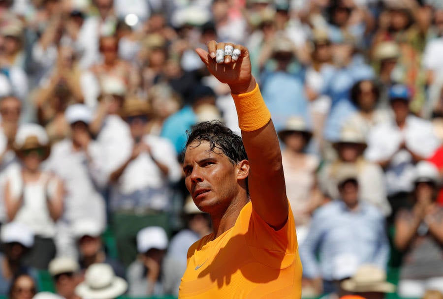 Rafa Nadal doblegó al búlgaro Grigor Dimitrov en dos sets (6-4 y 6-1) para acceder por duodécima ocasión a la final del Masters 1.000 de Montecarlo. 