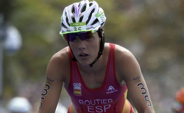 La triatleta olímpica Carolina Routier. 