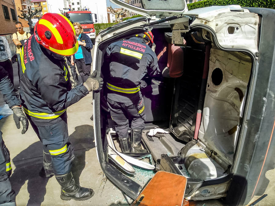 Fotos: Simulacro en el Instituto