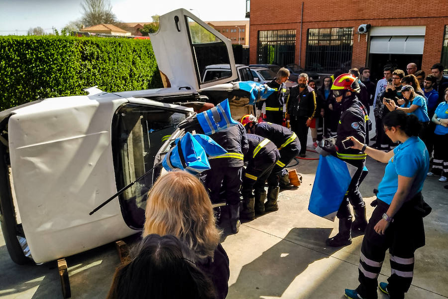 Fotos: Simulacro en el Instituto