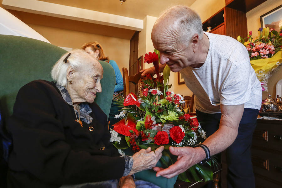 Fotos: Áurea Álvarez cumple 109 años