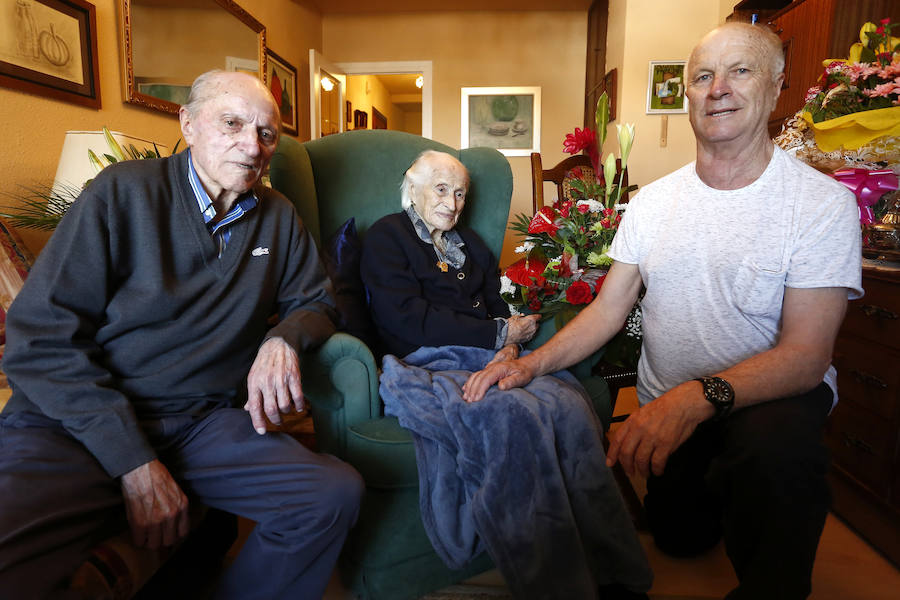 Fotos: Áurea Álvarez cumple 109 años