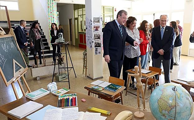 Un instante de la visita realizada al centro.