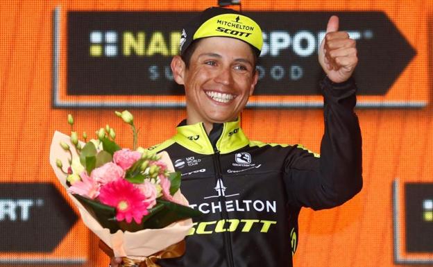 El ciclista colombiano Esteban Chaves.