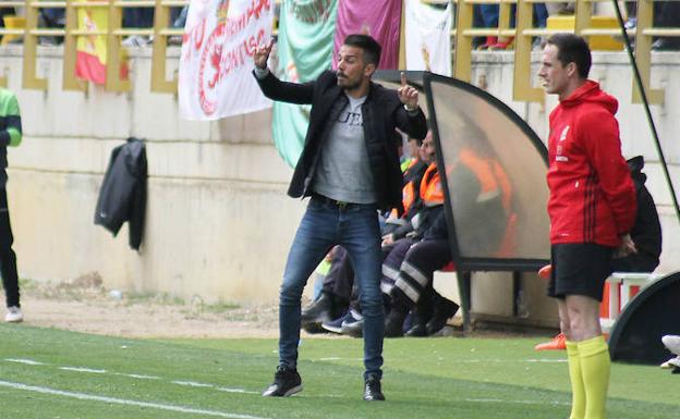 Rubén de la Barrera, en el partido ante el Lugo.