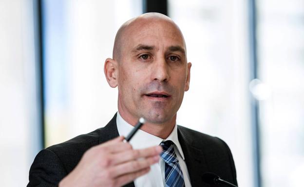 Luis Rubiales, candidato a la presidencia de la FEF.