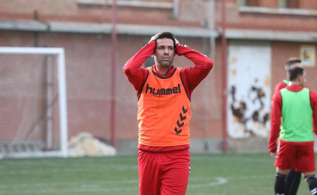 Arzo, durante un entrenamiento.