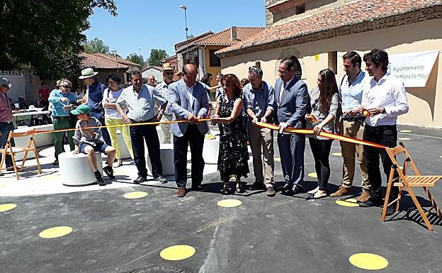 Inauguración de la nueva plaza. 