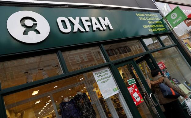 Una tienda de Oxfam en Londres.
