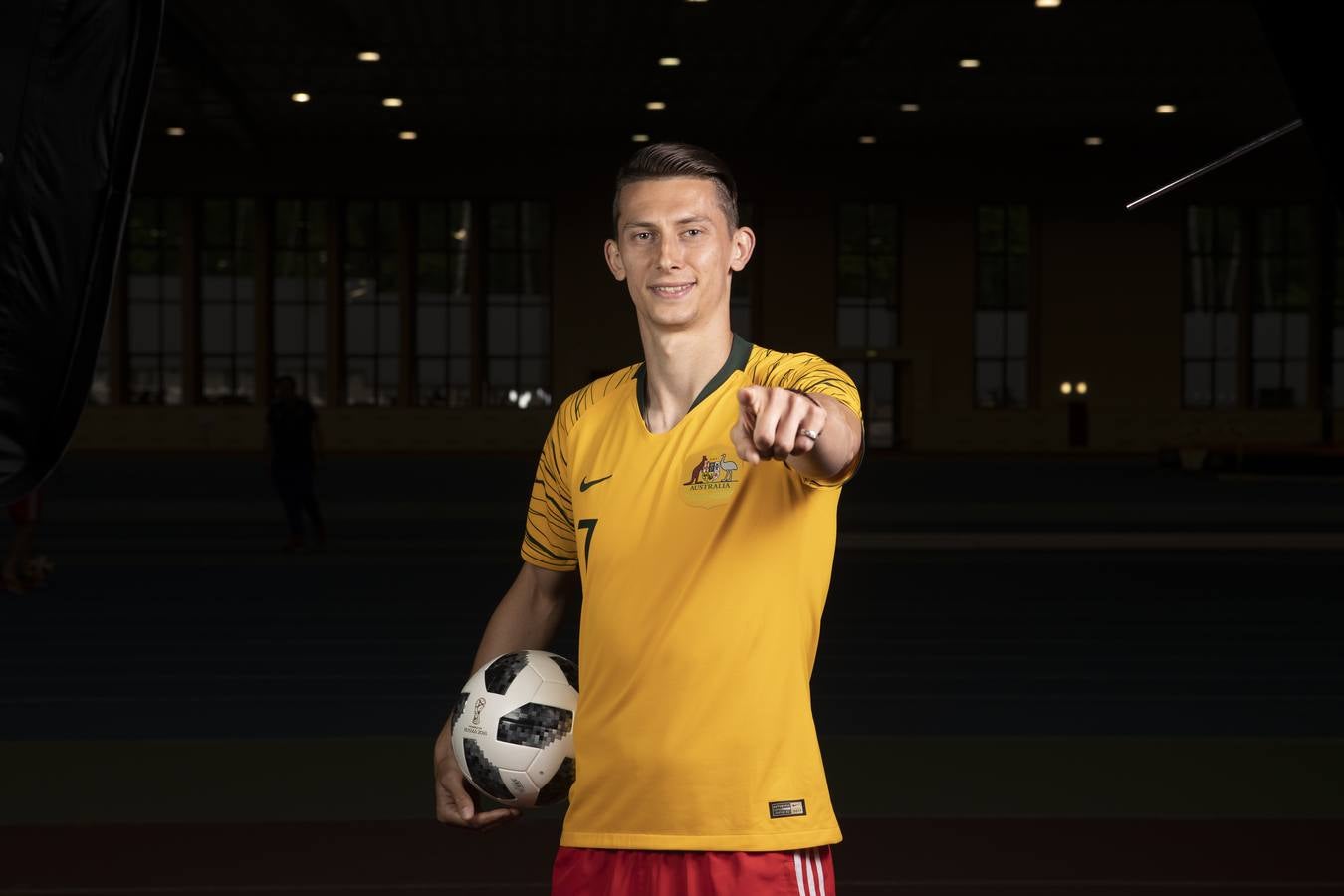 El defensa Ilya Kupetov, con la camiseta de Australia.