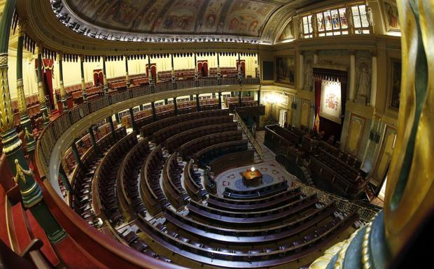 Hemiciclo del Congreso de los Diputados.