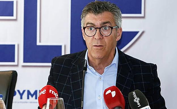 El presidente de la Fele, durante la rueda de prensa.