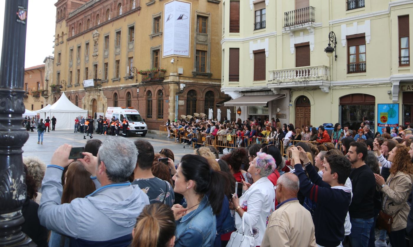 Los protagonistas del popular programa de televisión han vivido una intensa jornada en León.