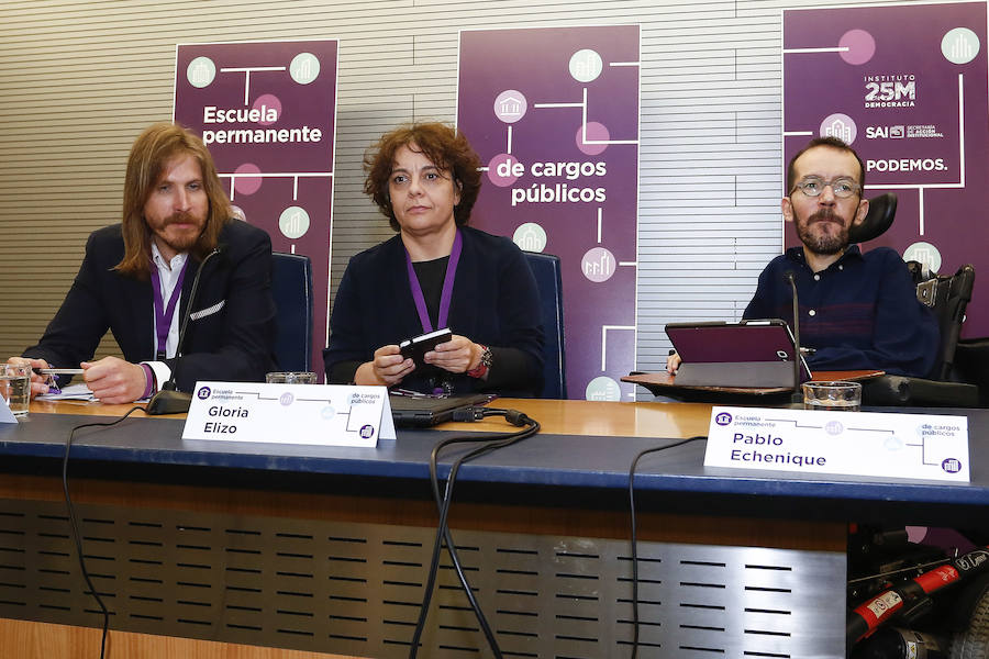 Fotos: Podemos inaugura en León la Escuela Permanente de Cargos Públicos