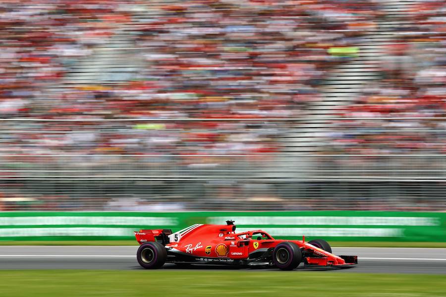 Vettel se impuso en Canadá mientras que Alonso tuvo que abandonar la carrera en la vuelta 44 debido a problemas mecánicos. Carlos Sainz remontó una posición y acabó octavo