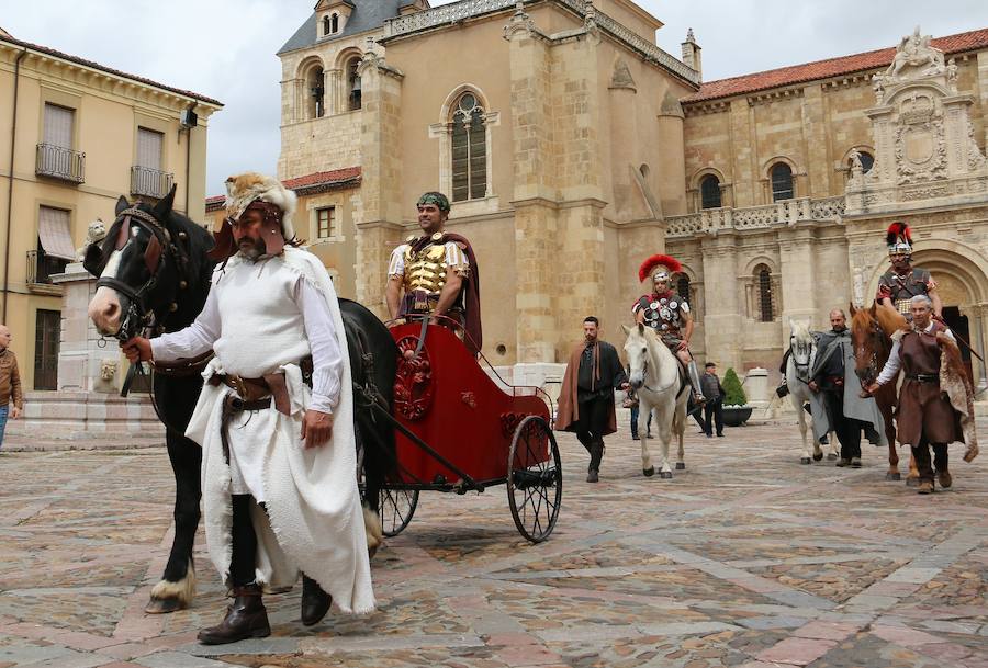 León conmemora con orgullo los actos del Natalicio del Águila con la creación de la Legio VII Gémina y el nombramiento de Galba como emperador