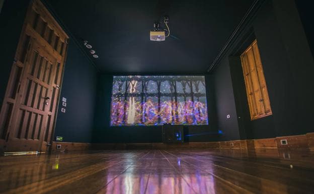 Interior de la Casa Botines. 