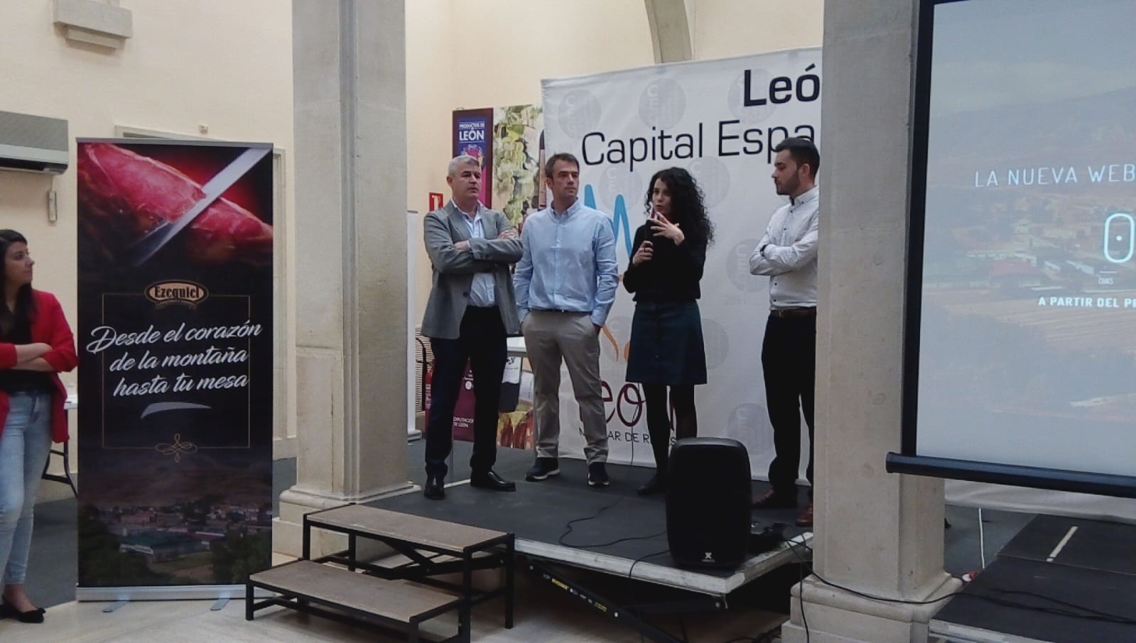 La tradicional marca de embutido leonés presenta en la Casa de las Carnicerías si nueva web enmarcada dentro de la Capitalidad Leonesa de la Gastronomía