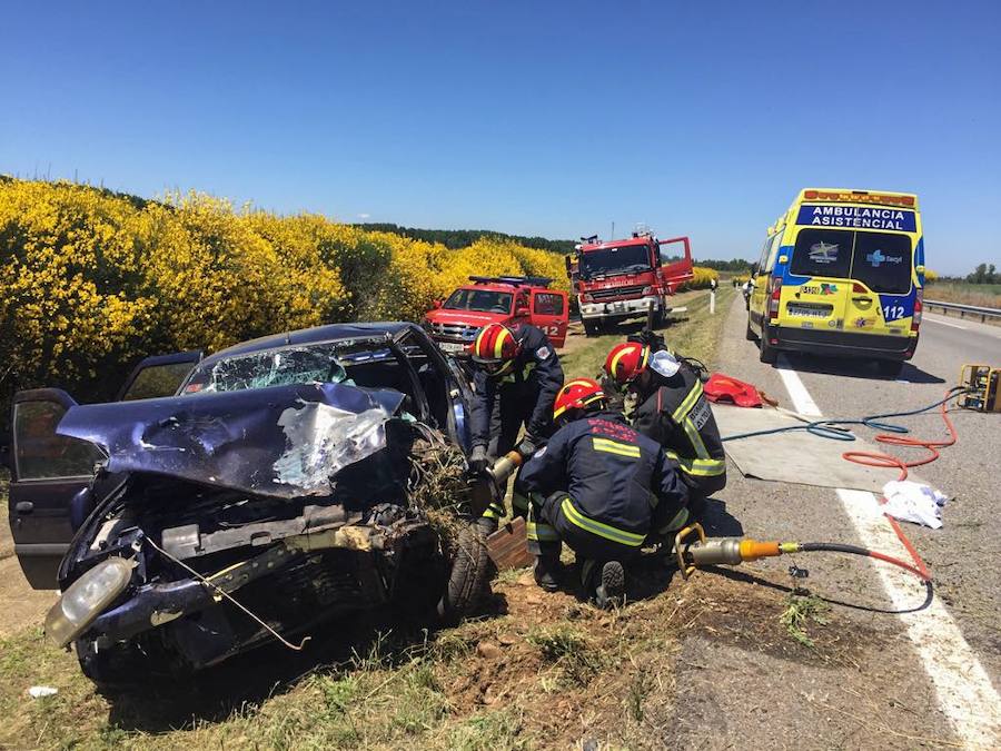 Fotos: Accidente en Roperuelos del Páramo