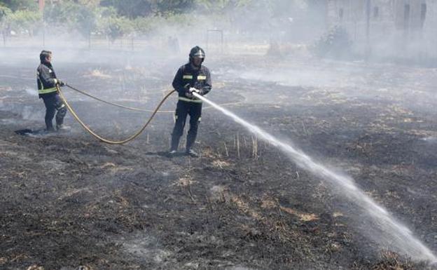 Incendio en León.