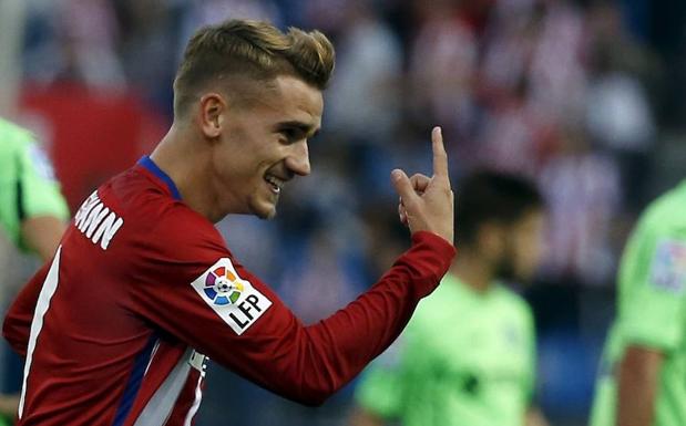 Griezmann celebra un gol. 