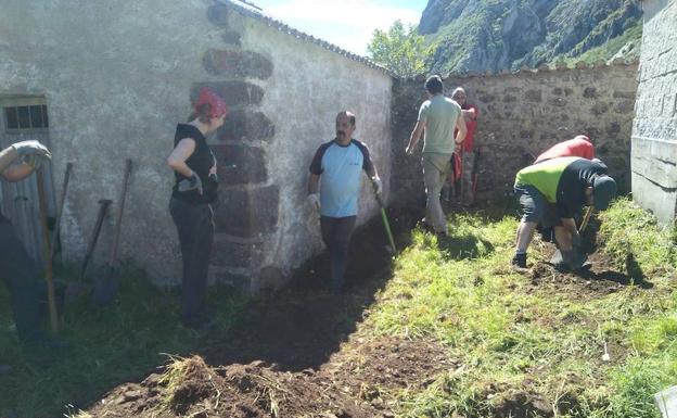 Inicio de las labores.